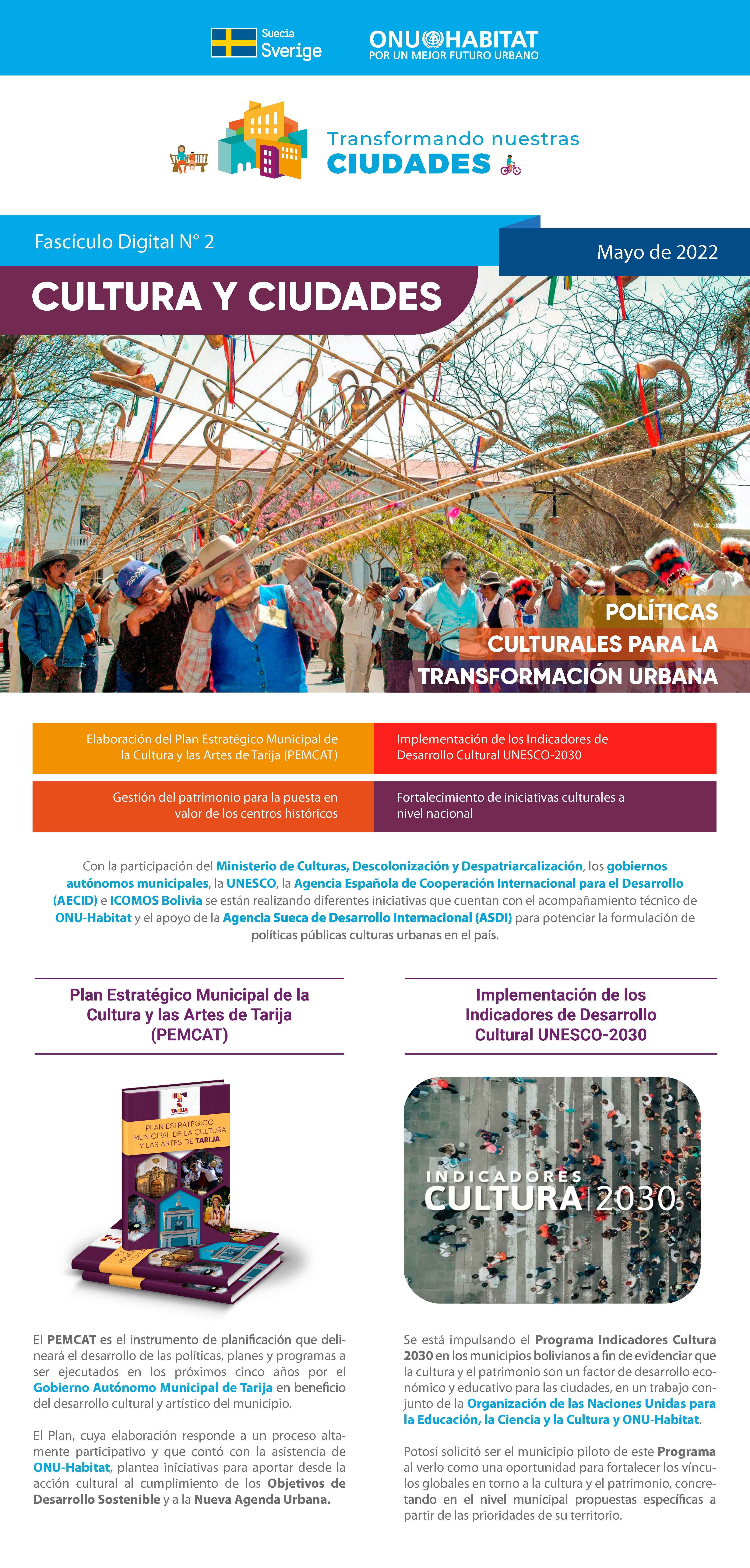Políticas culturales para la transformación urbana
